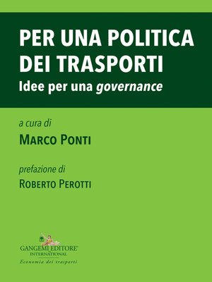 cover image of Per una politica dei trasporti